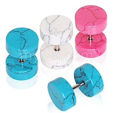 WildKlass Synthetic Stone Fake Plug-WildKlass Jewelry