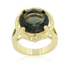 WildKlass Smokey Cubic Zirconia Organic Ring-WildKlass Jewelry