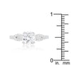 WildKlass Round Solitaire Engagement Ring-WildKlass Jewelry