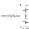 WildKlass Alternating Cubic Zirconia Eternity Band-WildKlass Jewelry