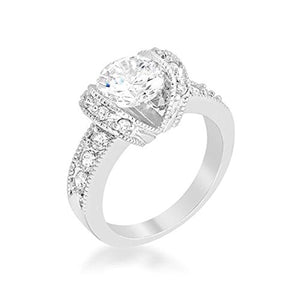WildKlass Tension Set Engagement Ring-WildKlass Jewelry