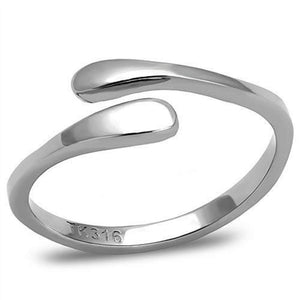 WildKlass Stainless Steel Ring High Polished Women-WildKlass Jewelry