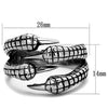 WildKlass Stainless Steel Ring High Polished (no Plating) Men-WildKlass Jewelry