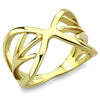 WildKlass Stainless Steel Ring IP Gold Women-WildKlass Jewelry