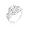 WildKlass Round Cut Trio Cubic Zirconia Ring-WildKlass Jewelry