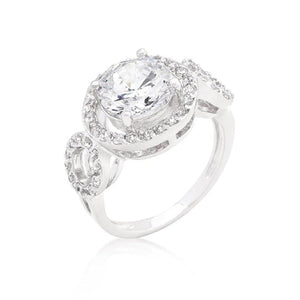 WildKlass Round Cut Trio Cubic Zirconia Ring-WildKlass Jewelry