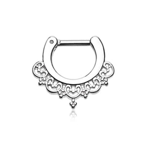 Celestial Filigree WildKlass Septum Clicker-WildKlass Jewelry