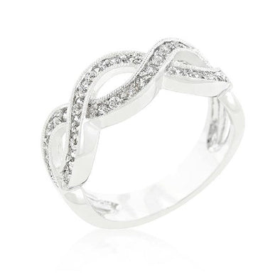 WildKlass Cubic Zirconia Infinity Band-WildKlass Jewelry