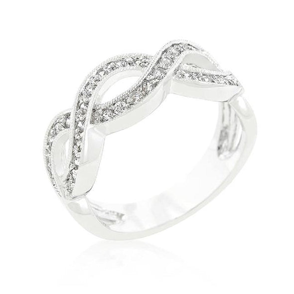WildKlass Cubic Zirconia Infinity Band-WildKlass Jewelry
