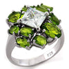 WildKlass 925 Sterling Silver Ring Rhodium Women AAA Grade CZ Clear-WildKlass Jewelry