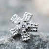 316L Stainless Steel Dazzling Flower WildKlass Cartilage Earring-WildKlass Jewelry