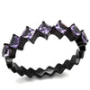 WildKlass Stainless Steel Ring IP Women AAA Grade CZ Amethyst-WildKlass Jewelry