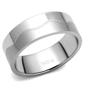 WildKlass Stainless Steel Ring High Polished Men-WildKlass Jewelry