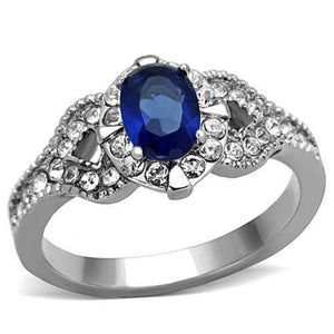 WildKlass Stainless Steel Ring High Polished (no Plating) Women Synthetic Montana-WildKlass Jewelry