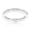 WildKlass Alternating Cubic Zirconia Eternity Band-WildKlass Jewelry