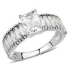 WildKlass Stainless Steel Ring No Plating Women AAA Grade CZ Clear-WildKlass Jewelry