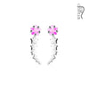 Pair of Shooting Star WildKlass Ear Crawler/Ear Climber-WildKlass Jewelry