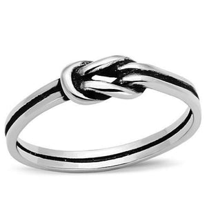WildKlass Stainless Steel Promise Ring High Polished (no Plating) Women-WildKlass Jewelry