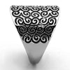 WildKlass Stainless Steel Celtic Ring High Polished (no Plating) Women-WildKlass Jewelry