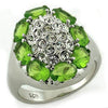 WildKlass 925 Sterling Silver Ring High-Polished Women AAA Grade CZ Clear-WildKlass Jewelry