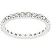 WildKlass Clear Cubic Zirconia Eternity Ring-WildKlass Jewelry