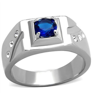 WildKlass Stainless Steel Ring High Polished (no Plating) Men Synthetic Montana-WildKlass Jewelry
