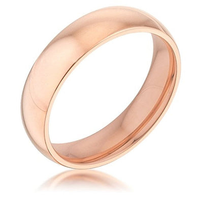 WildKlass 5 mm IPG Rose Gold Stainless Steel Band-WildKlass Jewelry