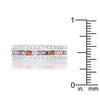 WildKlass 1.75ct Multicolor CZ Classic Band Ring-WildKlass Jewelry