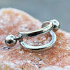 316L Stainless Steel Double Line WildKlass Cartilage Cuff Earring-WildKlass Jewelry