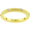 WildKlass Matte Gold Wedding Band-WildKlass Jewelry
