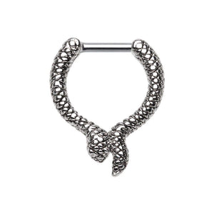Slithering Snake WildKlass Septum Clicker-WildKlass Jewelry