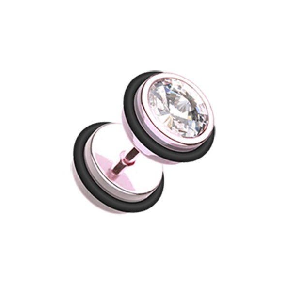 Vibrant E-Coat Gem Top WildKlass Fake Plug with O-Rings-WildKlass Jewelry