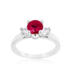 WildKlass Mini Pink Tourmaline Triplet Ring-WildKlass Jewelry