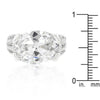 WildKlass Oval Triplet Cubic Zirconia Ring-WildKlass Jewelry