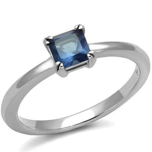 WildKlass Stainless Steel Ring High Polished Women Synthetic Montana-WildKlass Jewelry