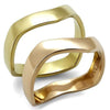WildKlass Stainless Steel Ring IP Gold & IP Rose Gold Women-WildKlass Jewelry