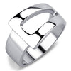 WildKlass Stainless Steel Ring High Polished Women-WildKlass Jewelry