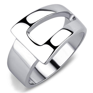 WildKlass Stainless Steel Ring High Polished Women-WildKlass Jewelry