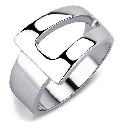 WildKlass Stainless Steel Ring High Polished Women-WildKlass Jewelry