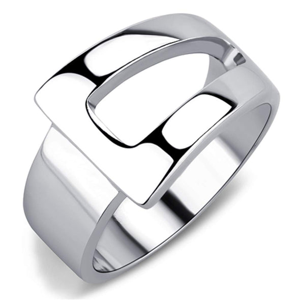 WildKlass Stainless Steel Ring High Polished Women-WildKlass Jewelry