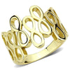WildKlass Stainless Steel Ring IP Gold Women-WildKlass Jewelry