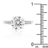 WildKlass Contemporary Engagement Ring with Large Center Stone-WildKlass Jewelry