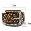WildKlass Stainless Steel Ring Two Tone IP Light Brown (IP Light Coffee) Women Top Grade Crystal Citrine Yellow-WildKlass Jewelry