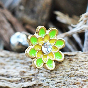 316L Stainless Steel Spring Flower WildKlass Cartilage Earring-WildKlass Jewelry