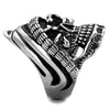 WildKlass Stainless Steel Ring High Polished (no Plating) Men-WildKlass Jewelry