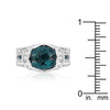 WildKlass Ovaline Blue Ring-WildKlass Jewelry