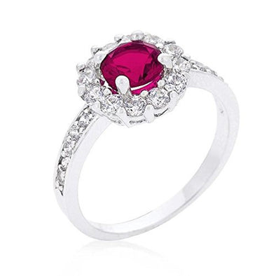 WildKlass Birthstone Engagement Ring in Pink-WildKlass Jewelry