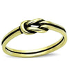WildKlass Stainless Steel Promise Ring IP Gold Women-WildKlass Jewelry