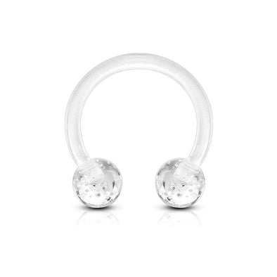Ultra Glitter Acrylic Balls WildKlass Flexible Horseshoe/Circular-WildKlass Jewelry