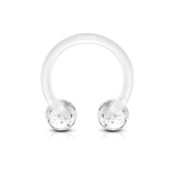 Ultra Glitter Acrylic Balls WildKlass Flexible Horseshoe/Circular-WildKlass Jewelry